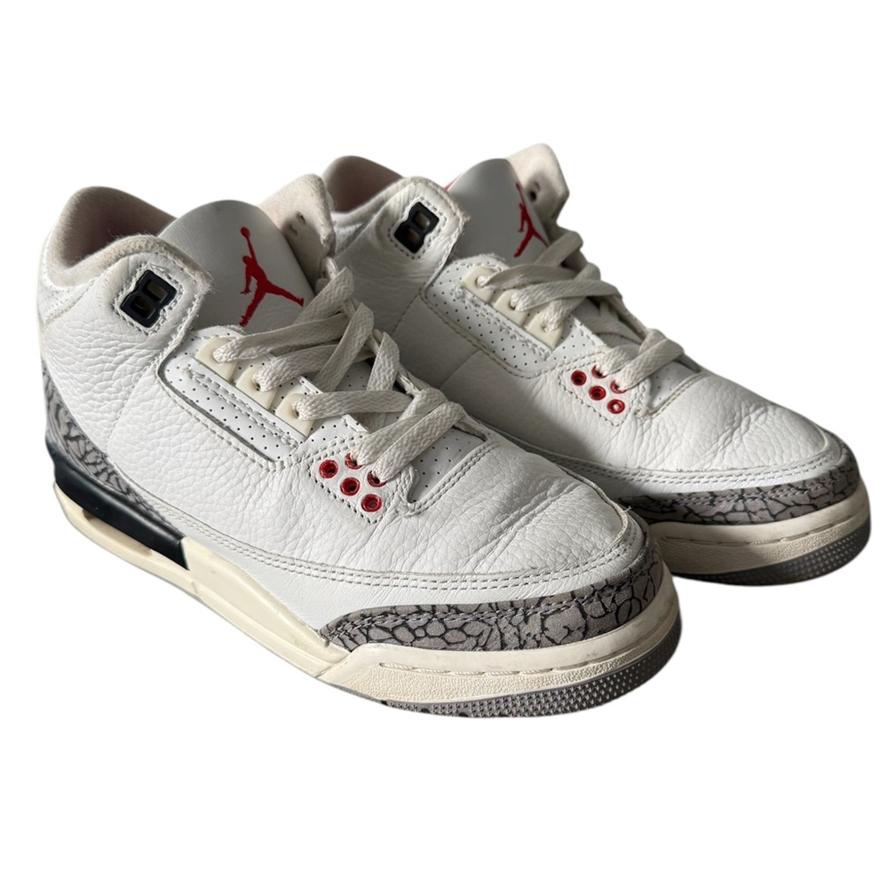 Nike Air Jordan 3 Retro Youth in White Cement Reimagined
